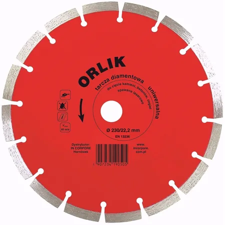 TARCZA DIAMENTOWA SEGMENTOWA ORLIK 150MM