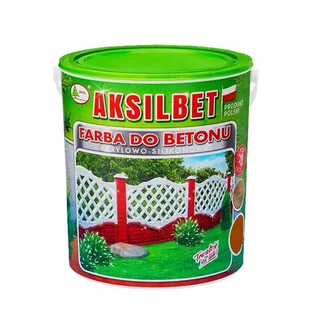 AKSILBET FARBA DO BETONU BIAŁA 1L
