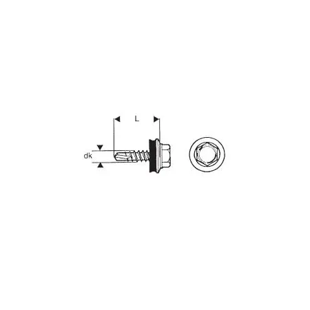 WKRĘT SAMOWIERTNY 4.8*20MM RAL 6003