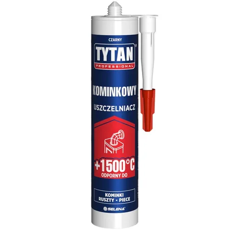 USZCZELNIACZ KOMINKOWY 280ML 1500C CZARNY