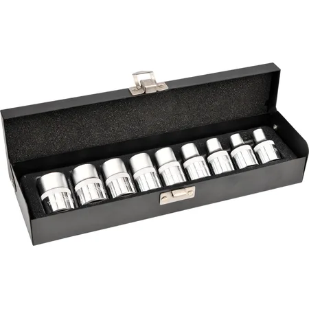 KLUCZE NASADOWE TORX E10-24 ZESTAW 9-SZTUKOWY