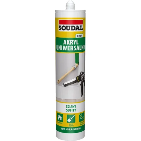 AKRYL SOUDAL BIAŁY 280ML
